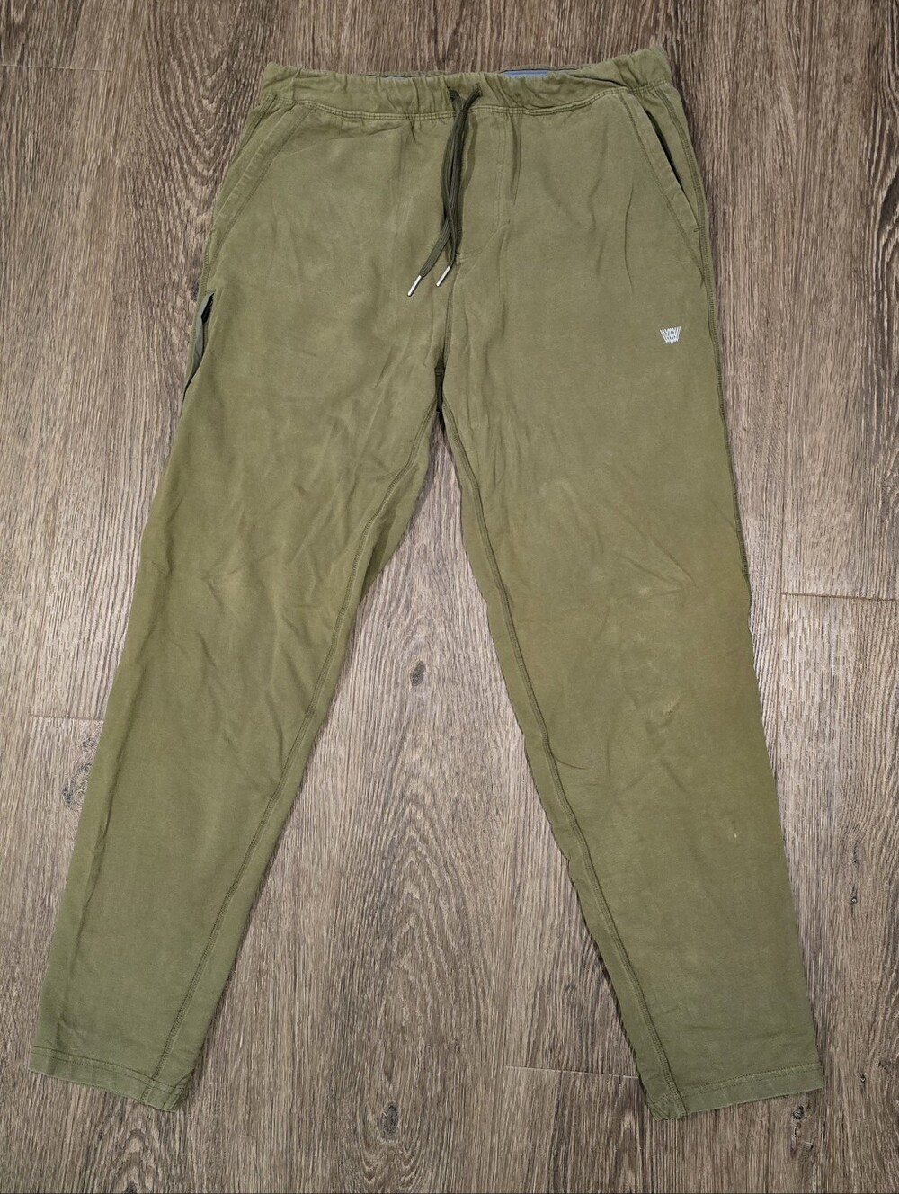 Mack Weldon Ace Sweatpants Men’s Large Olive Drawstring Lounge Jogger